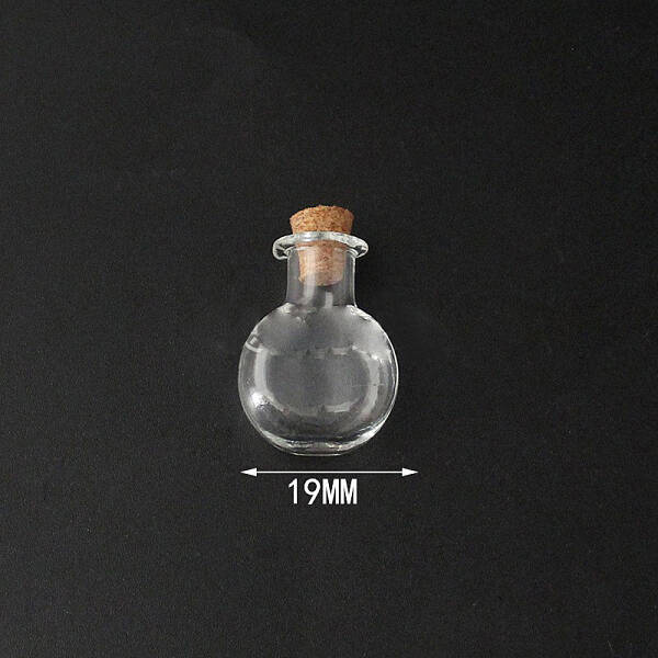 Mini High Borosilicate Glass Bottle Bead Containers
