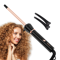 Hatteker 3/8 Inch Hair Curling Iron,9mm Tiny Curling Wand for Home & Salon Use,Portable Hair Styling Tool for Women & Girls,f...