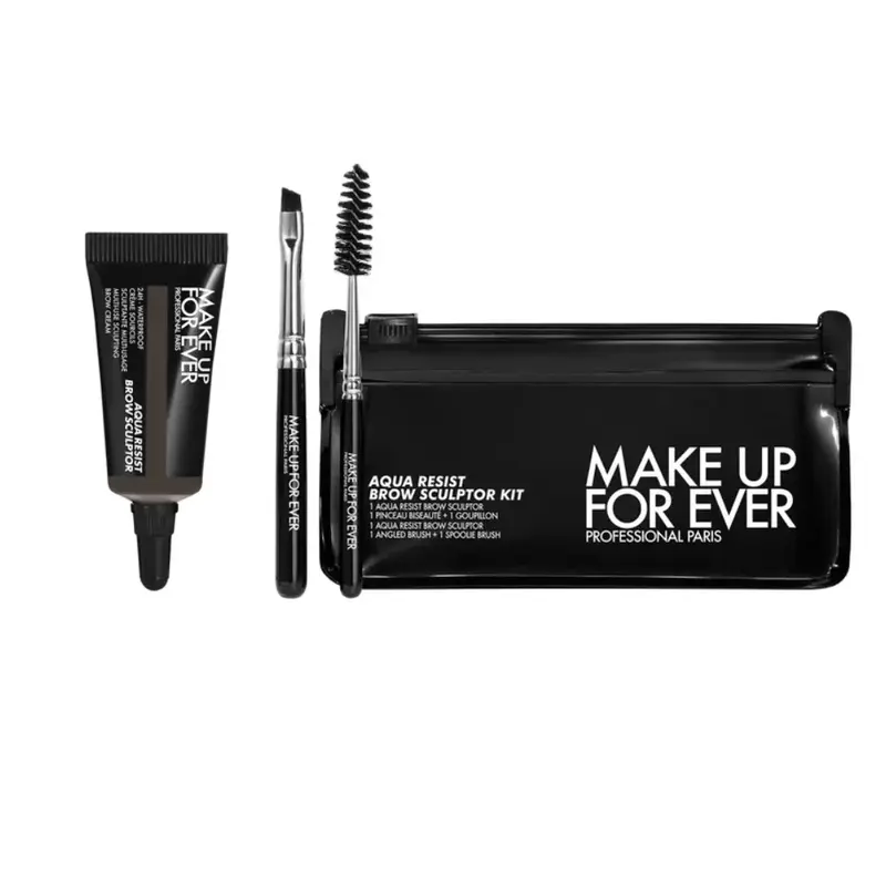Make Up For Ever Kit Per Sopracciglia Aqua Resist - Tonalità: 50 Marrone Scuro