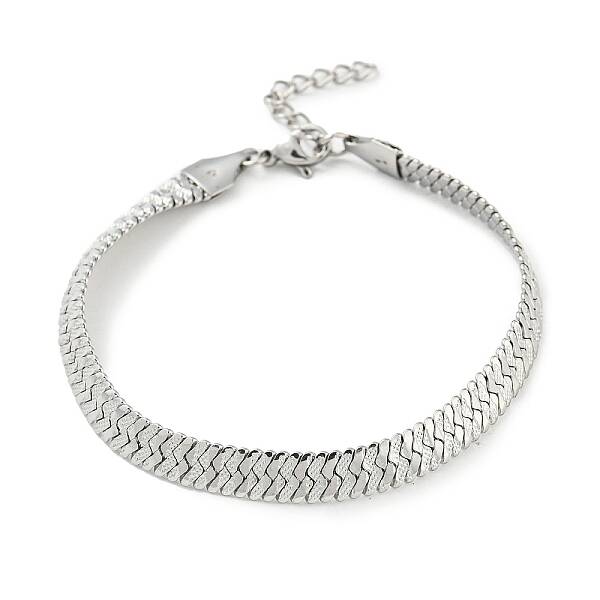 Non-Tarnish 304 Stainless Steel Herringbone Chain Bracelet