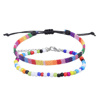 Rice Bead Woven Bracelet