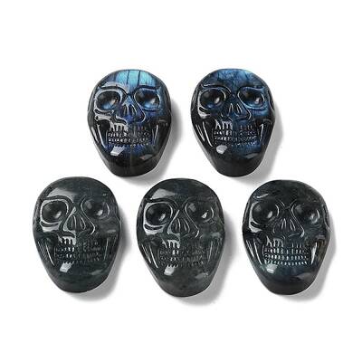 Natural Labradorite Engraved Cabochons