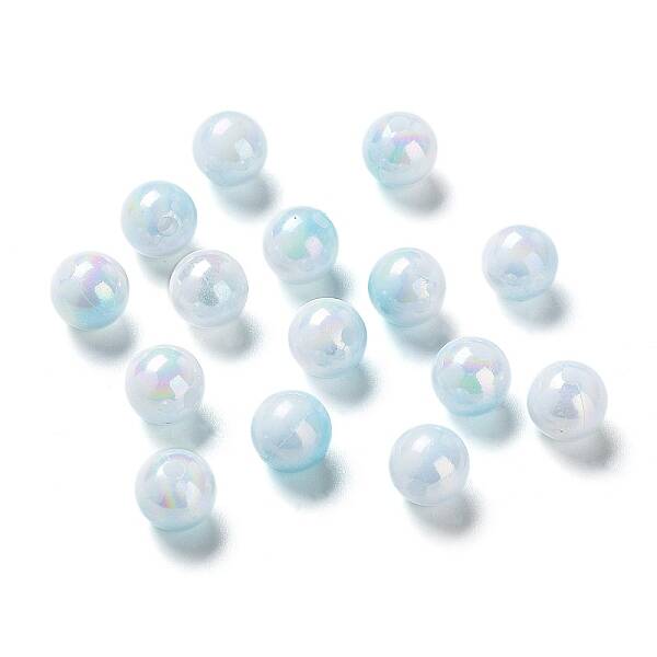 Two Tone Opaque Acrylic Beads