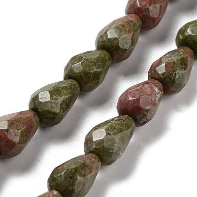 Natural Unakite Beads Strands