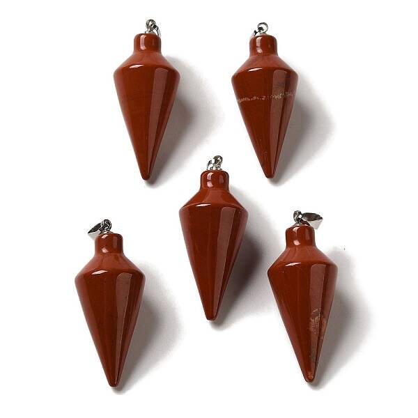 Natural Red Jasper Pendants