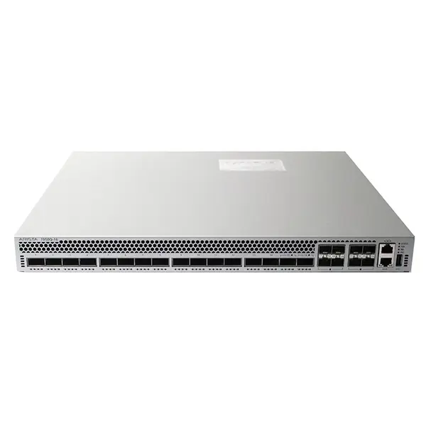 Arista DCS-7050Q-16-F | 7050 16x QSFP+ and 8x SFP+ Switch Front-to-rear Airflow and 2x 460W AC Power Supplies