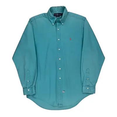 Ralph Lauren Shirt - Large Blue Cotton | Size: large