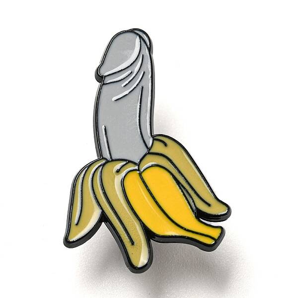 Banana Alloy Enamel Pin Broochs