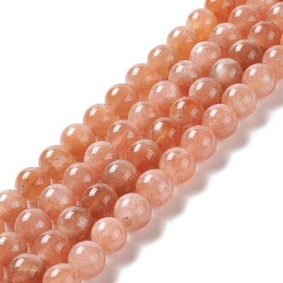 Natural Sunstone Beads Strands