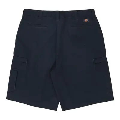 Dickies Cargo Shorts - 36W 11L Navy Polyester Blend