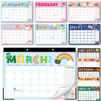 Doodle Typography Large Desk Calendar | 18-Month | 2025-2026 | Calendars & Planners