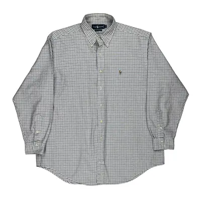 Ralph Lauren Checked Shirt - XL White Cotton