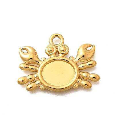 304 Stainless Steel Pendant Cabochon Settings