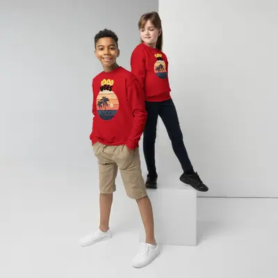 Good Vibes Youth Crewneck Sweatshirt