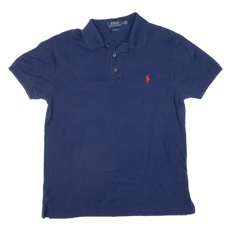 POLO RALPH LAUREN Slim Fit Mens Polo Shirt Blue M