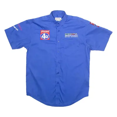 KUSTOM KIT Dienza Ducati Performance Mens Plain Shirt Blue M
