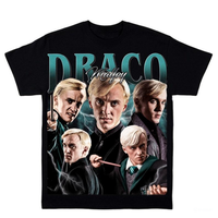 Draco Malfoy Harry Potter Shirt, Vintage T-Shirt, Graphic T-shirt, Harry Potte Merch, Retro 90's Fans Homage T-shirt, Gift Fo...