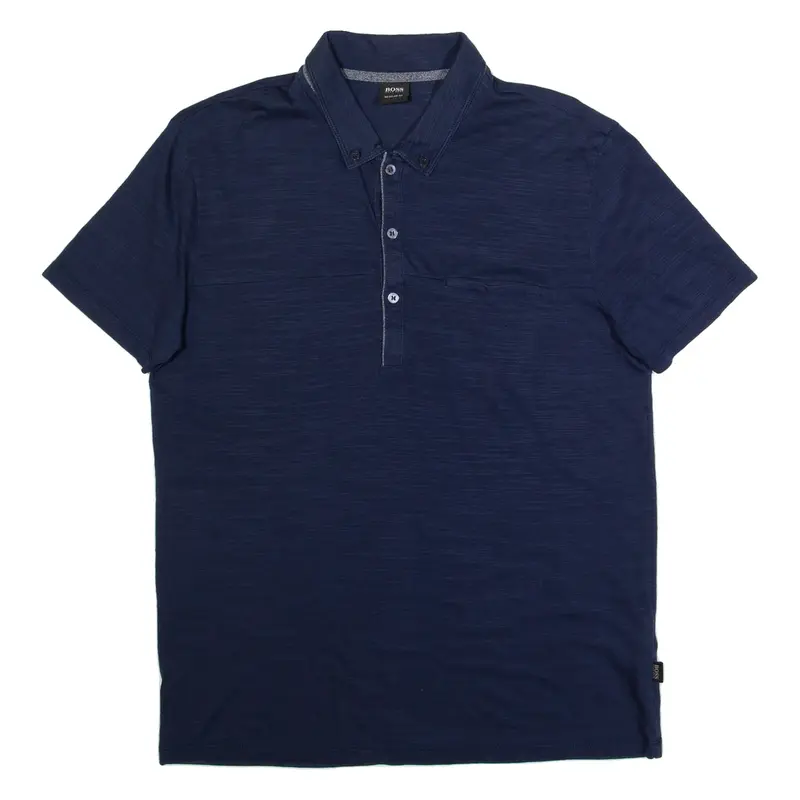 BOSS HUGO BOSS Mens Polo Shirt Blue M