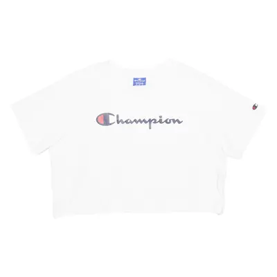 CHAMPION Cropped Womens T-Shirt White M