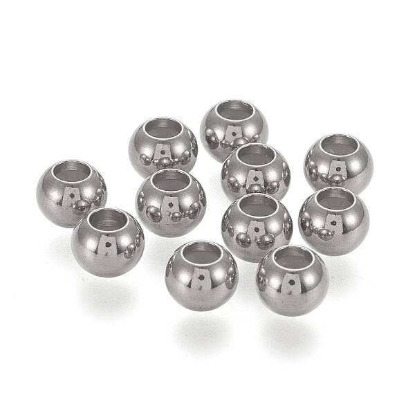 202 Stainless Steel Beads
