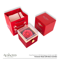 Audinceed Forever Rose Gift Packaging Box for Mom Wife Girlfriend, Easter Day Father's Day Mother's Day Gift, I Love You Gift...