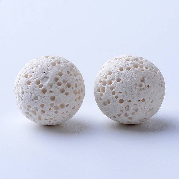 Unwaxed Natural Lava Rock Beads