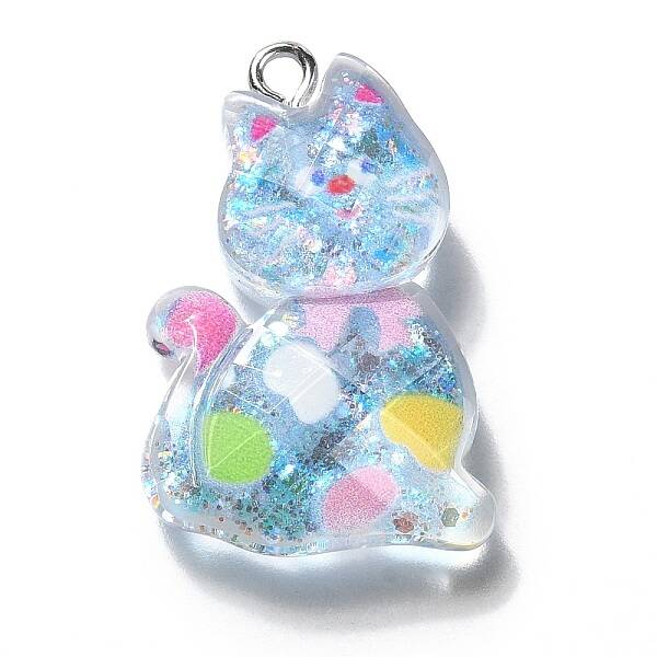 Transparent Resin Pendants