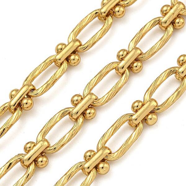 Ion Plating(IP) Handmade 304 Stainless Steel Oval Link Chains