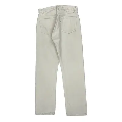 Levis Jeans - 30W 31L White Cotton | Size: 30″ waist