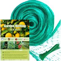Garden Netting, 13 x 33 FT  Heavy Duty Bird Netting with 50 count  Ties, Fruit Tree Net Covers for Seedlings , Vegetables Pro...