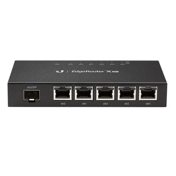ER-X-SFP-US Ubiquiti EdgeRouter X SFP 5 x Port PoE 1000Base-T + 1 x Port SFP Gigabit Ethernet Router