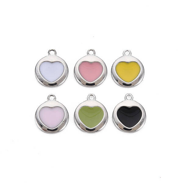 Brass Enamel Charms