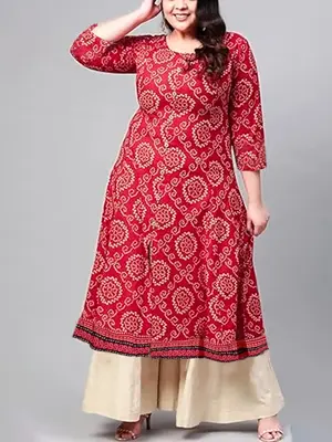 【Plus Size】 Floral Print Abayas, Modest Casual 3/4 Sleeve Round Neck Dress for Daily Wear, Women's Islamic Clothing for A...