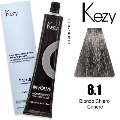 Kezy Involve Color 100 Ml Biondo Chiaro Cenere 8.1
