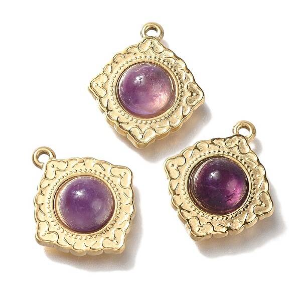 Natural Amethyst Pendants
