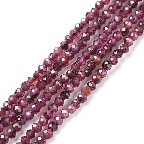 Natural Garnet Beads Strands