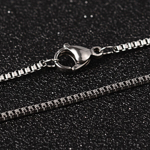 Non-Tarnish 304 Stainless Steel Box Chain Necklaces