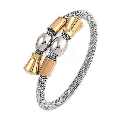 Ion Plating(IP) 304 Stainless Steel Bangles for Women