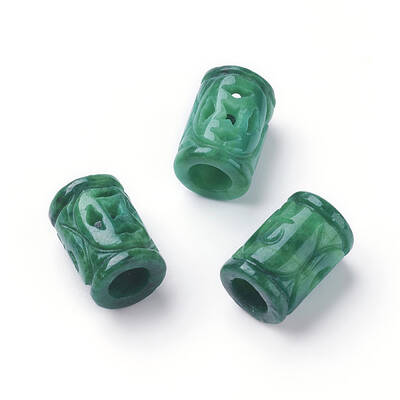 Natural Myanmar Jade/Burmese Jade European Beads