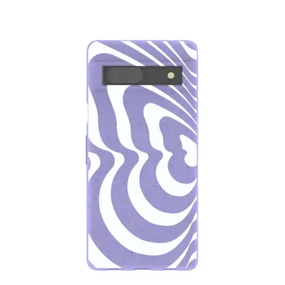 Lavender Flutter Left Google Pixel 7a Case