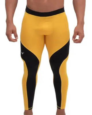 Yellow/Black Meggings | Size: L | Color: Yellow/Black