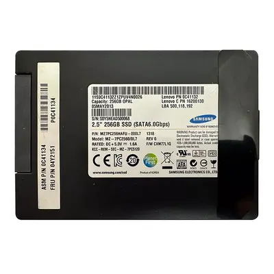 16200130 Lenovo 256GB SATA 6GB/s 2.5-Inch Internal Solid State Drive