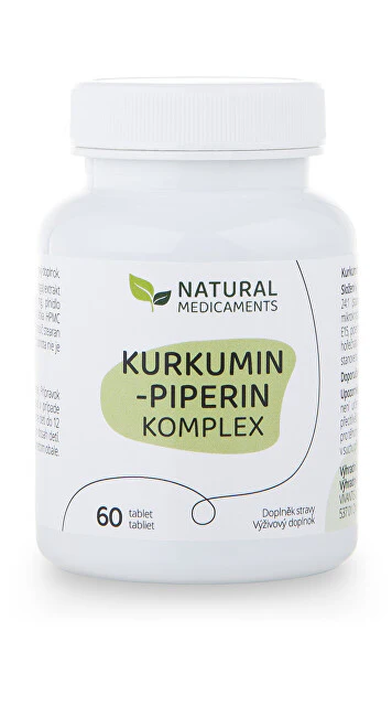 Natural Medicaments Complesso Kurkumin-Piperina 60 Compresse