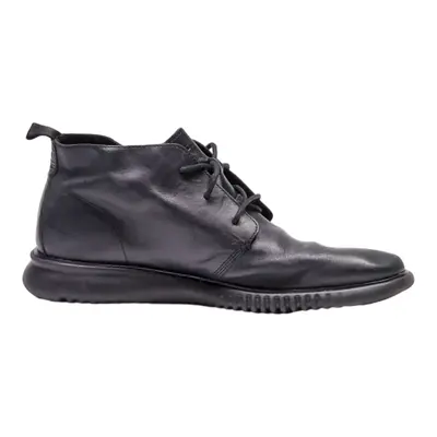 COLE HAAN Ankle Boots Black Leather Mens UK 11.5