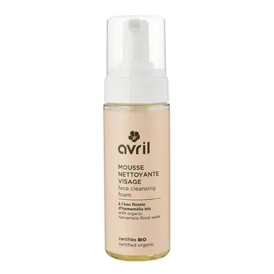 Avril Facial cleansing mousse with Organic Hamamelis Florabile Water 150ml