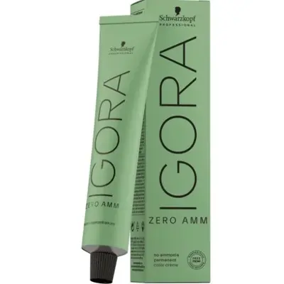 Schwarzkopf Professional Igora Zero Amm Hair Dye 60ml 7-50 | Medium Blonde Natural Golden