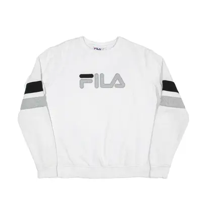 FILA Sweatshirt White Mens XL