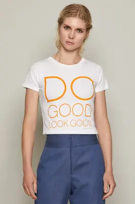 Do Good Look Good T-Shirt (White) | size: XL