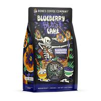 Bones Coffee Company Blueberry Blast Cake Blueberry Pancakes Flavored Gourmet Coffee Arabica Beans | 12oz Beverage Sugar Roas...
