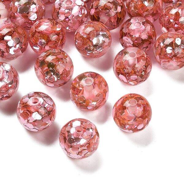 Transparent Resin with Paillette Beads